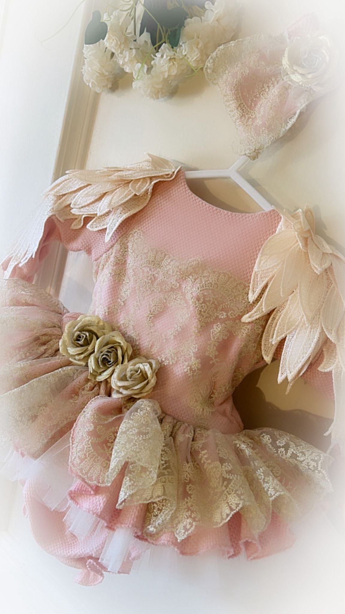 Pink Shoulder Dress